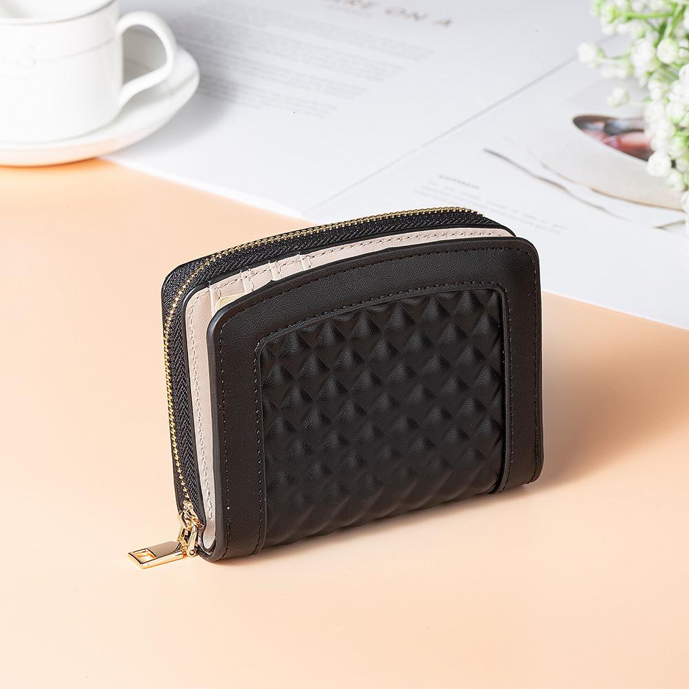 Women's Wallet Short, Multi Slot Card Bag, Small, Fresh, Simple, Stylish Zipper, Coin Purse Wallet