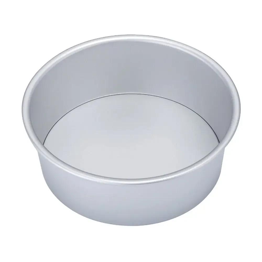 45678910 Inch Metal Round Cake Mold Aluminium Alloy Non-Stick Cake Pan Mousse Cake Tray Baking Tool