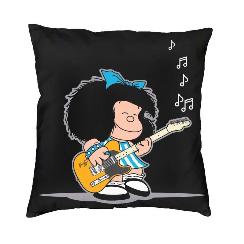 

Mafalda Quino Comics Cushion Cover Two Side Printing Classic Cartoon Manga Floor Pillow Case Sofa Custom Pillowcase Home Decor 30x30cm 12x12in