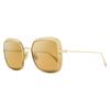 Omega Women S Square SunglaSSeS Om0017h 33g Gold 54mm 33g