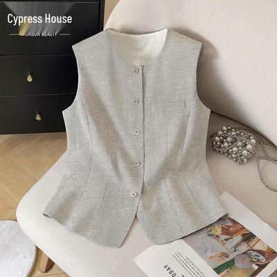 Women's French Style Layered Vest