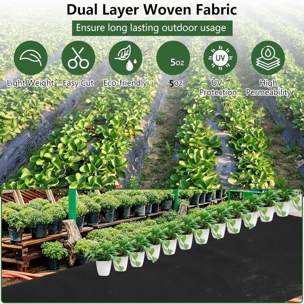 Biodegradable Weed Proof Cloth Double Layer Weed Control Ground Cover Irrigation Use