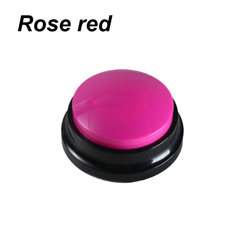 Funny Dog Recordable Pet Toys Travel Talking Starters Pet Speaking Buttons Portable Cute Pet Button Color Voice Recording Button