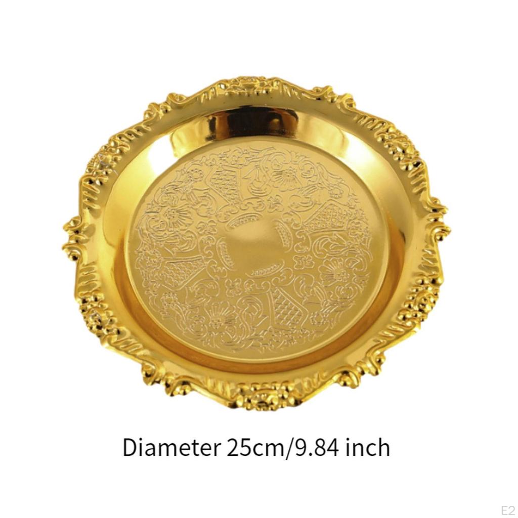 Klassische Kuchenplatte mit geprägtem Finish für vielseitige Snackpräsentation