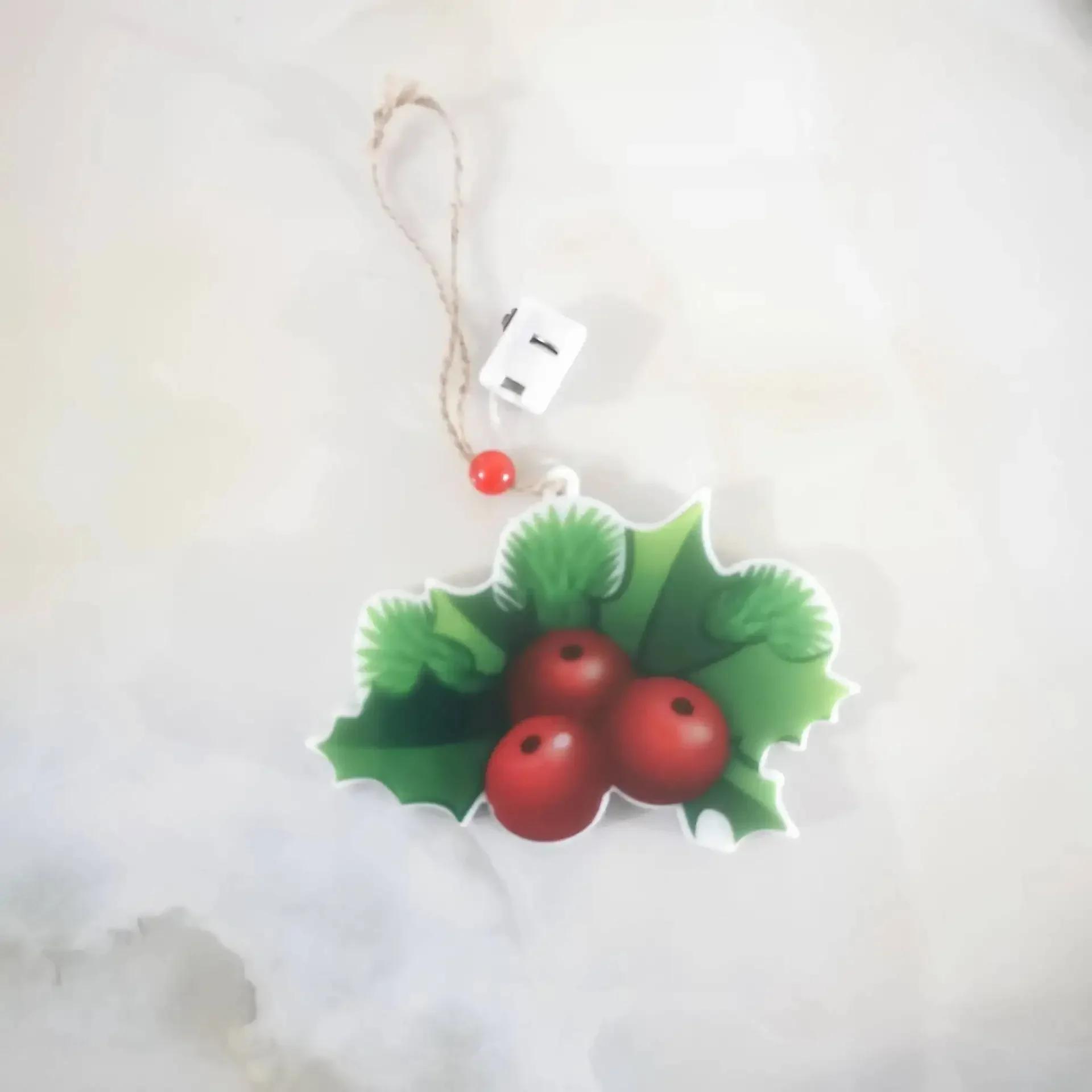 

Рождественские светодиодные подвесные светильники Рождественские украшения Подвески Ночники для рождественской елки Уличный сад Водонепроницаемый декоративный светильник