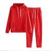 Children's Solid-color Loose Sweatshirt And Sweatpants Casual Sportswear Set