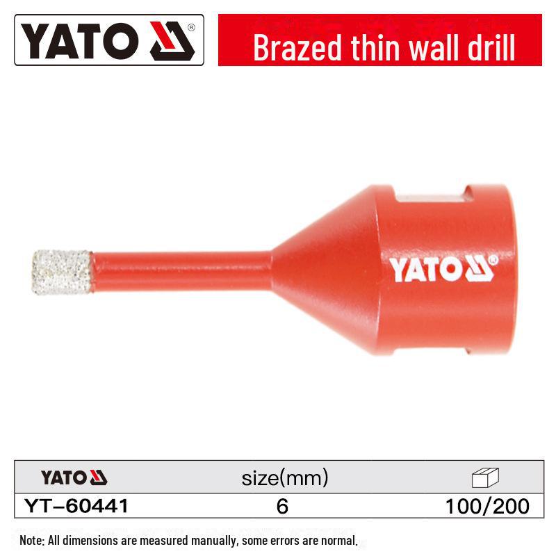 YATO Diamond Laser Drill for Glass, Tile, Marble, and Concrete