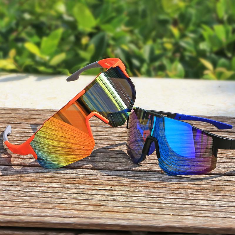 Unisex schillernde Radsport-Sonnenbrille - Stilvolle Outdoor-Sportbrille