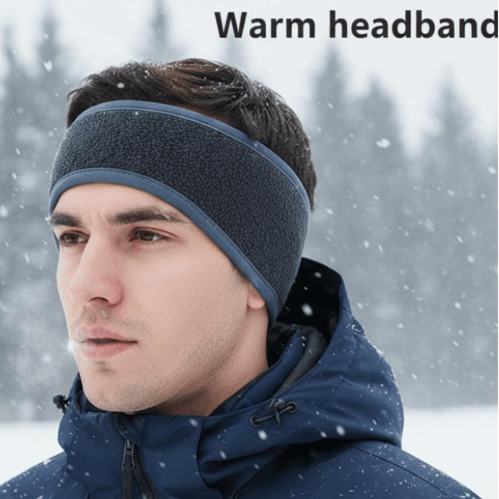 Ear Warmer Winter Sweatband Soft Windproof Outdoor Earmuffs Headband  Skiing Running Cycling