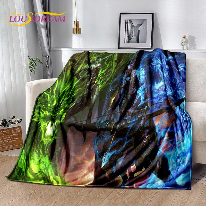 Overwatch Game Gamer DVA  Reaper Soft Plush Blanket,Flannel Blanket Throw Blanket for Living Room Bedroom Bed Sofa Picnic Kid 3D