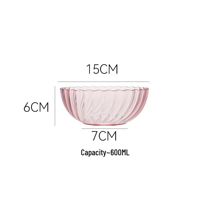 Jingbaodi High Temperature Resistant Transparent Glass Soup Bowl