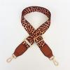 Bag Accessories 3.8 Wide Shoulder Strap Load-reducing Backpack Strap Leopard Print Bag Adjustable Leather Long Shoulder Strap