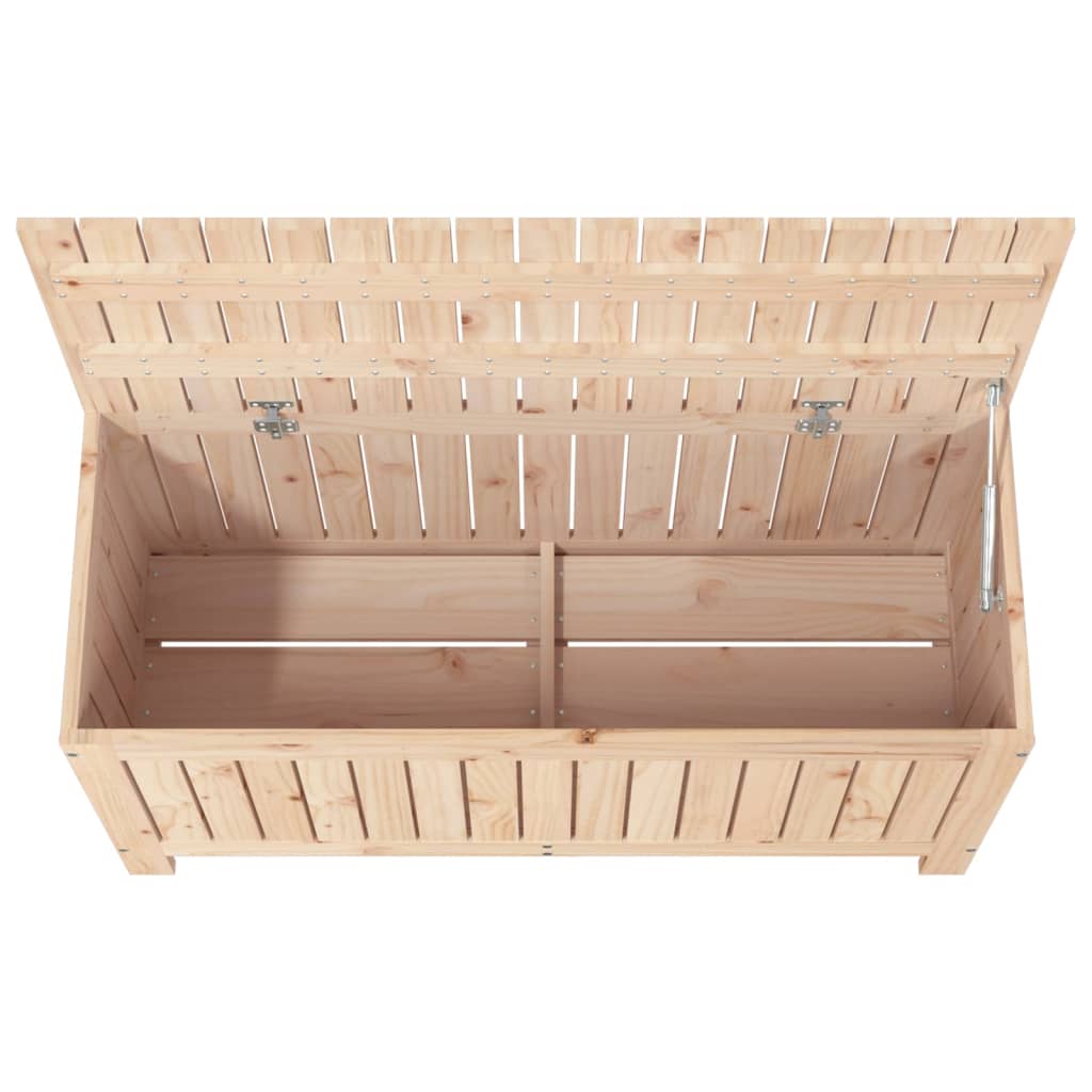 Garden Storage Box 108 X 42.5 X 54 Cm Solid Pine Wood