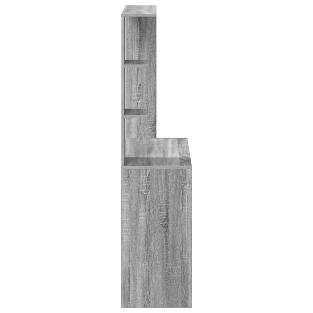 Desk in Grey Sonoma 78.5 x 37 x 154.5 cm Engineered Wood