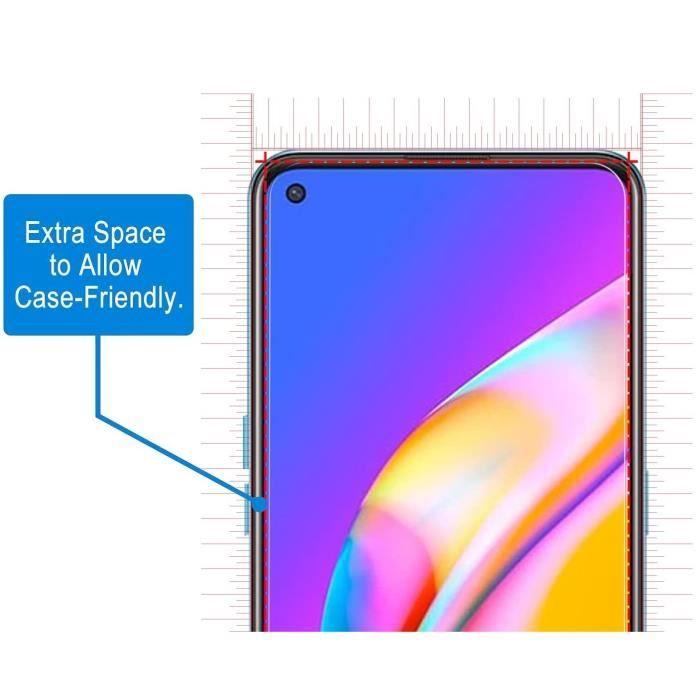 Case for Oppo A94 5G - Phonillico - Soft Silicone - 2 Tempered Glasses - Screen Protector