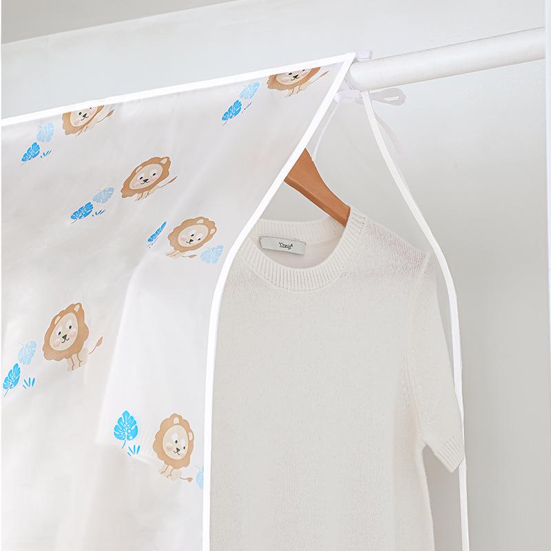 Thick Translucent Dustproof Garment Cover for Wardrobe Storage