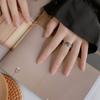 Buyee 925 Sterling Silver Fashion Ring Finger Adjustable Constellation Jewelry Circle for Women Men Fine Silver Ring Gift