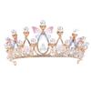 Children's Alloy Crown Butterfly Princess Performance Performance Hair Headdress Model Catwalk Crystal Headband Bridal Headwear