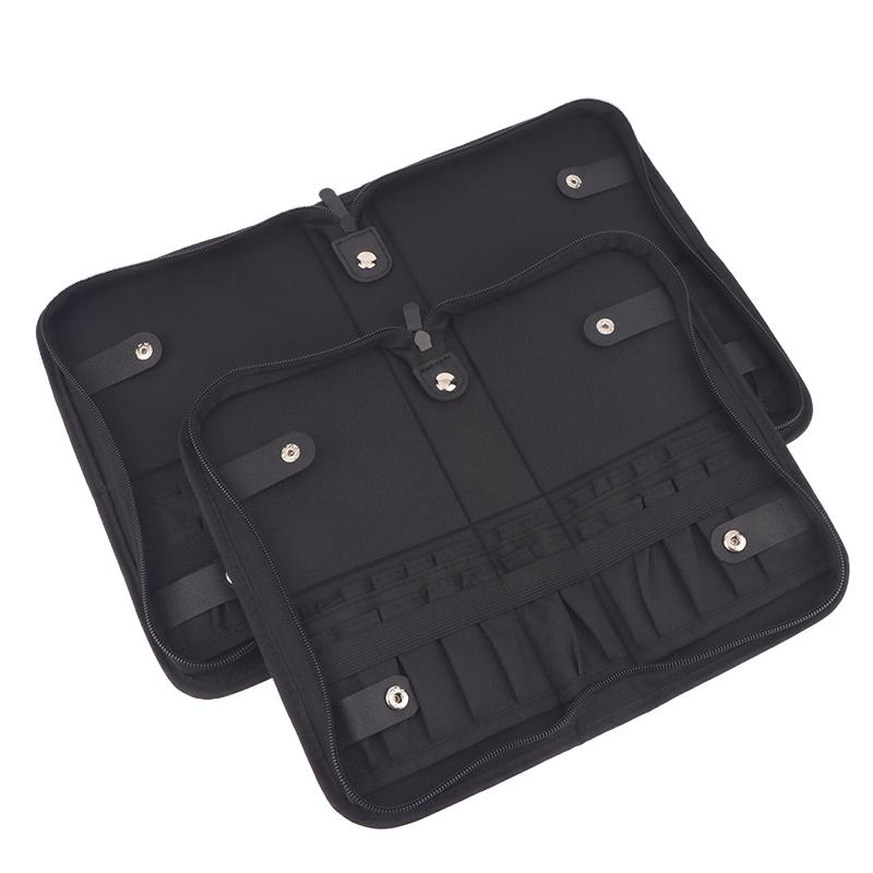 12/14/23/29 Löcher Faltbare Make-up-Pinsel Tasche Damen Make-up-Pinsel Werkzeugtasche Organizer Reise Puder Kosmetik Toilettenartikel Etui Halter