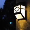 Vodotěsná solární nástěnná lampa ABS LED Path LED Solární světlo Venkovní zahradní nástěnné osvětlení
