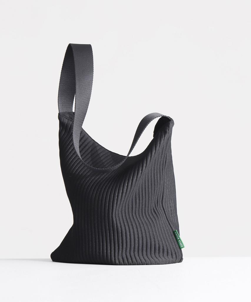 Green Stuff Simple Shopper Bag 62 Pleated - Black