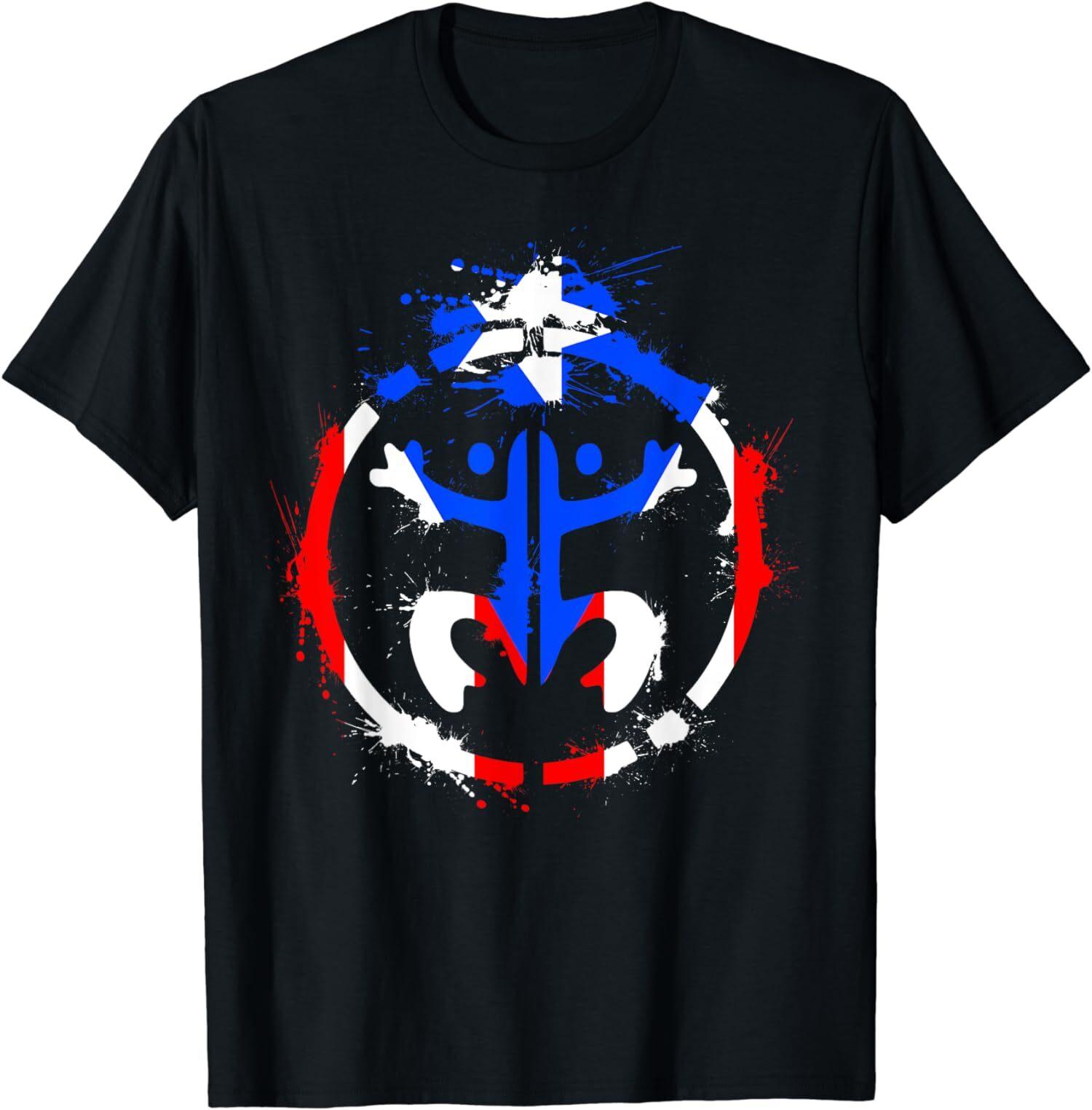 NEW LIMITED Taino Coqui Symbol Boricua Puerto Ricans Hispanic Heritage T-Shirt XXXXL