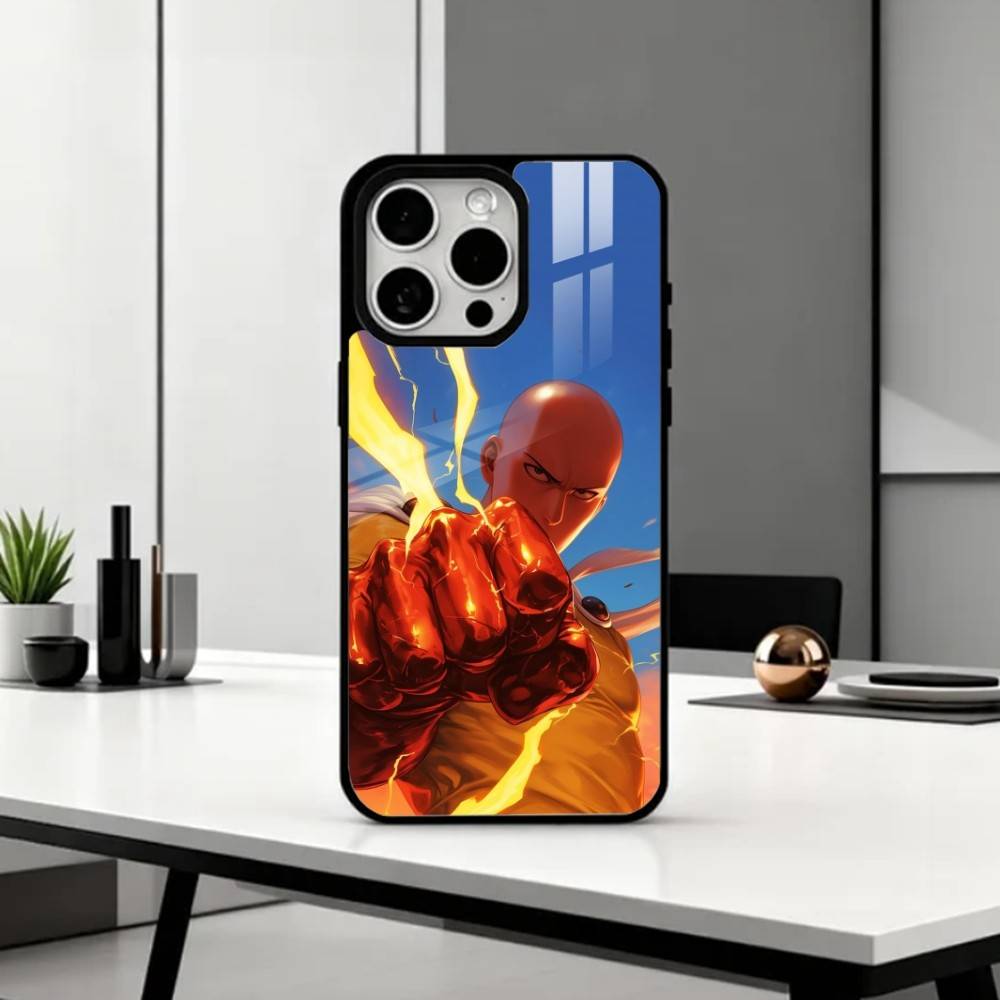 Funny One Punch M-Man   Phone Case For iPhone17,16,15,14,13,12,11 Plus,Pro Max Magnetic For Magsafe Wireless Charging
