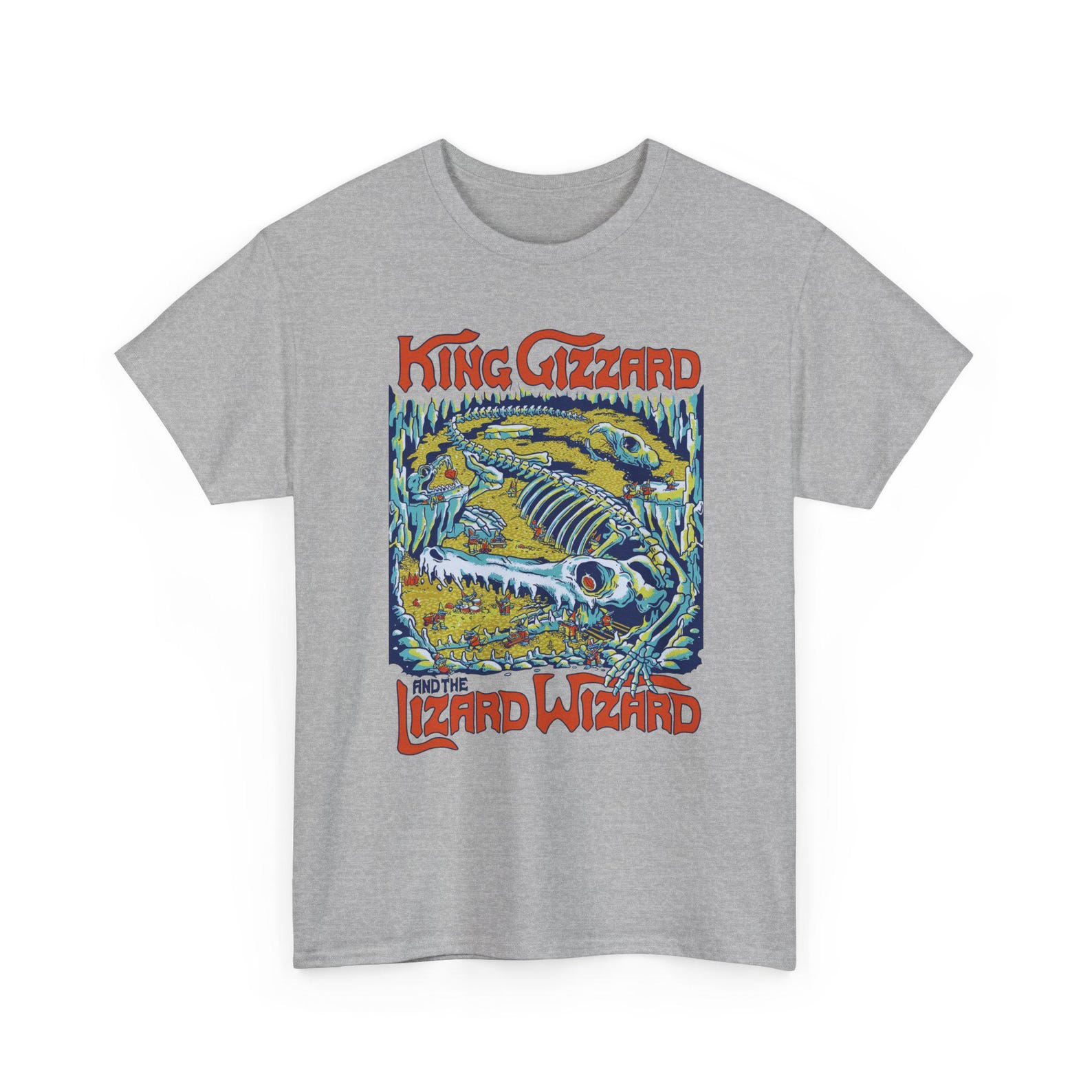 King Gizzard & The Lizard Wizard T-shirt, Psychedelic Rock Shirt, Stonerock Tee S