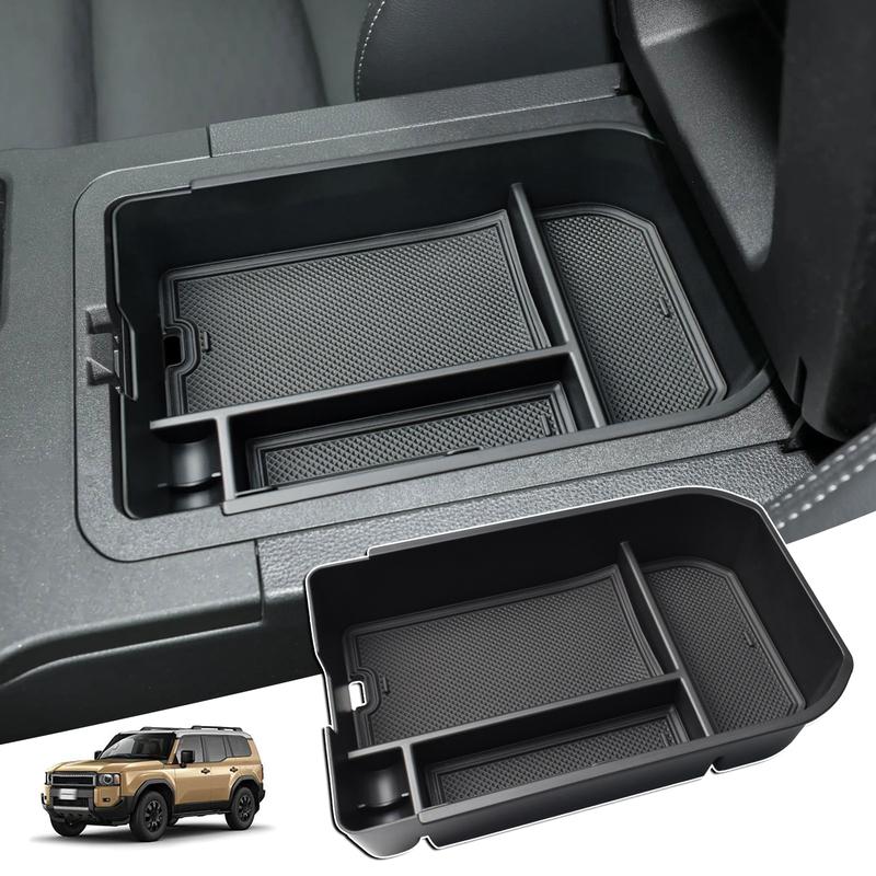 Center Console Organizer for Toyota Land Cruiser 250 Prado J250 LC250 2024 2025 Armrest Storage Box Center Console Tray Car Box