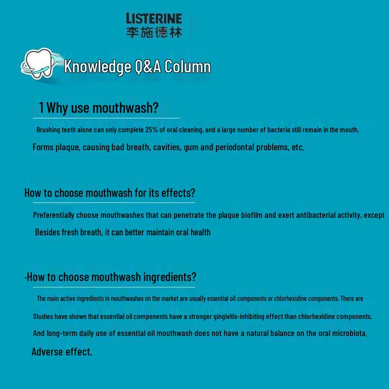 Listerine Portable Fresh Breath & Whitening Mouthwash