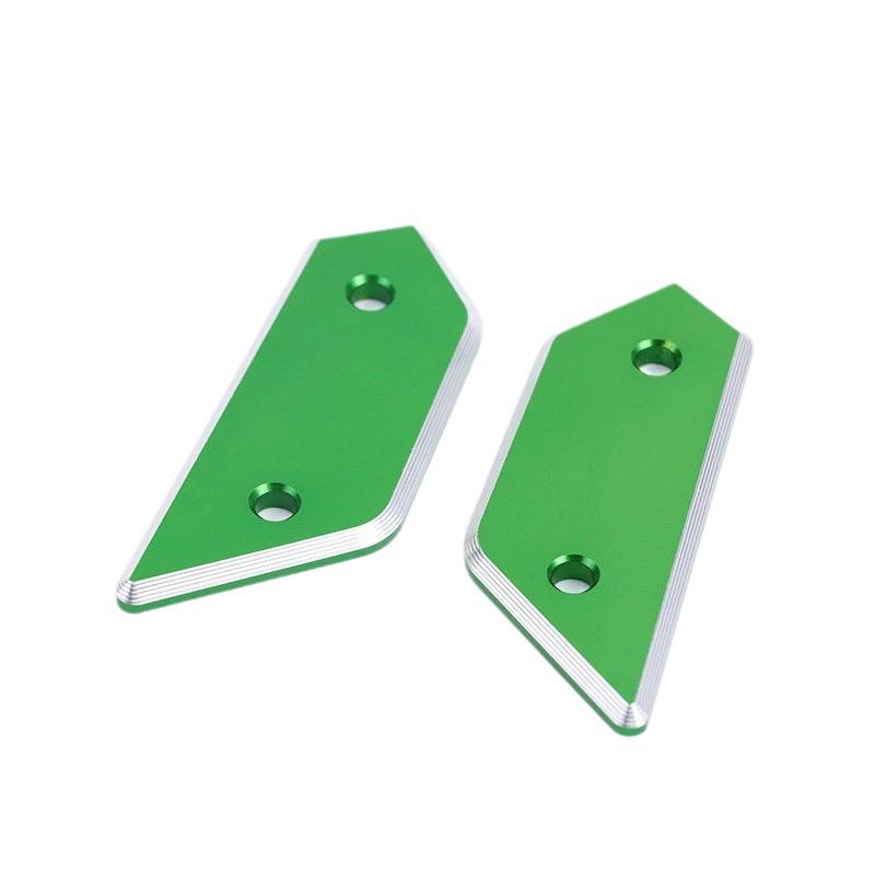 Kawasaki NINJA400 Rearview Mirror Base Cover - Aluminum Decorative Accessory