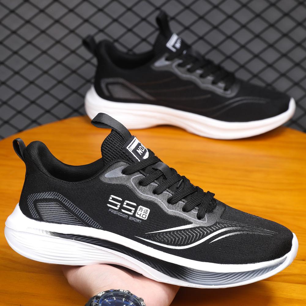 New spring and summer mesh sneakers comfortable and breathable mesh shoes lightweight running shoes men's and women's shoes