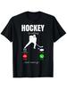 Hockey Is Calling Graphic Tee Mens Cotton Casual Short Sleeve TShirt Player Design Game Day