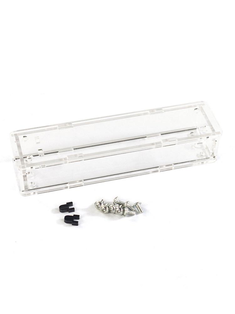 PLJ-8LED-H Frequency Counter Enclosure: Clear Protective Case for 0.1MHz~1000MHz Frequency Module.