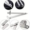 4 Pcs Folding Lid Support Hinge Stay 180 Degree Rotatable Stainless Steel Cabinet Hinges Support Table