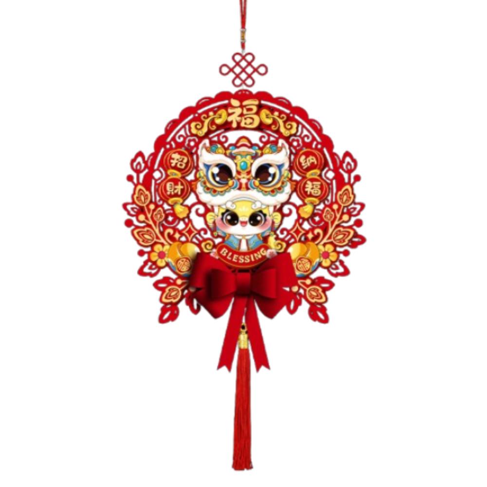 Chinese Style Snake Year Fu Character Pendants Spring Festival Supplies  New Year Decoration