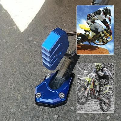 Plaque d'extension de béquille latérale pour moto pour UU/ UY/ UE125 Moto Alliage d'aluminium Plaque de béquille Accessoires moteur