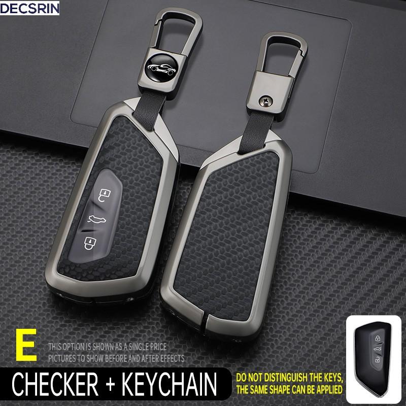 Car Key Case Cover Shell For VW Volkswagen Golf 8 MK8 ID.3 ID.4 Cupra Skoda Octavia A8 SEAT Leon MK4 2020 2021 Formentor Tarraco