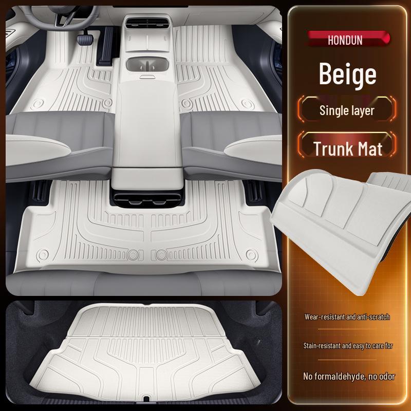 Dark Blue TPE Floor Mats for L06 - 2026 Car Interior Accessories