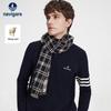 Navigare Autumn/Winter Plaid Wool-Blend Scarf