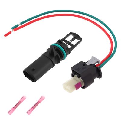 Intake Air Temperature Sensor,5149182AA 5149182AB 7B0906501 GT8439 ACT Air Charge Temperature Sensor & Connector,Fit for Multiple Car Models