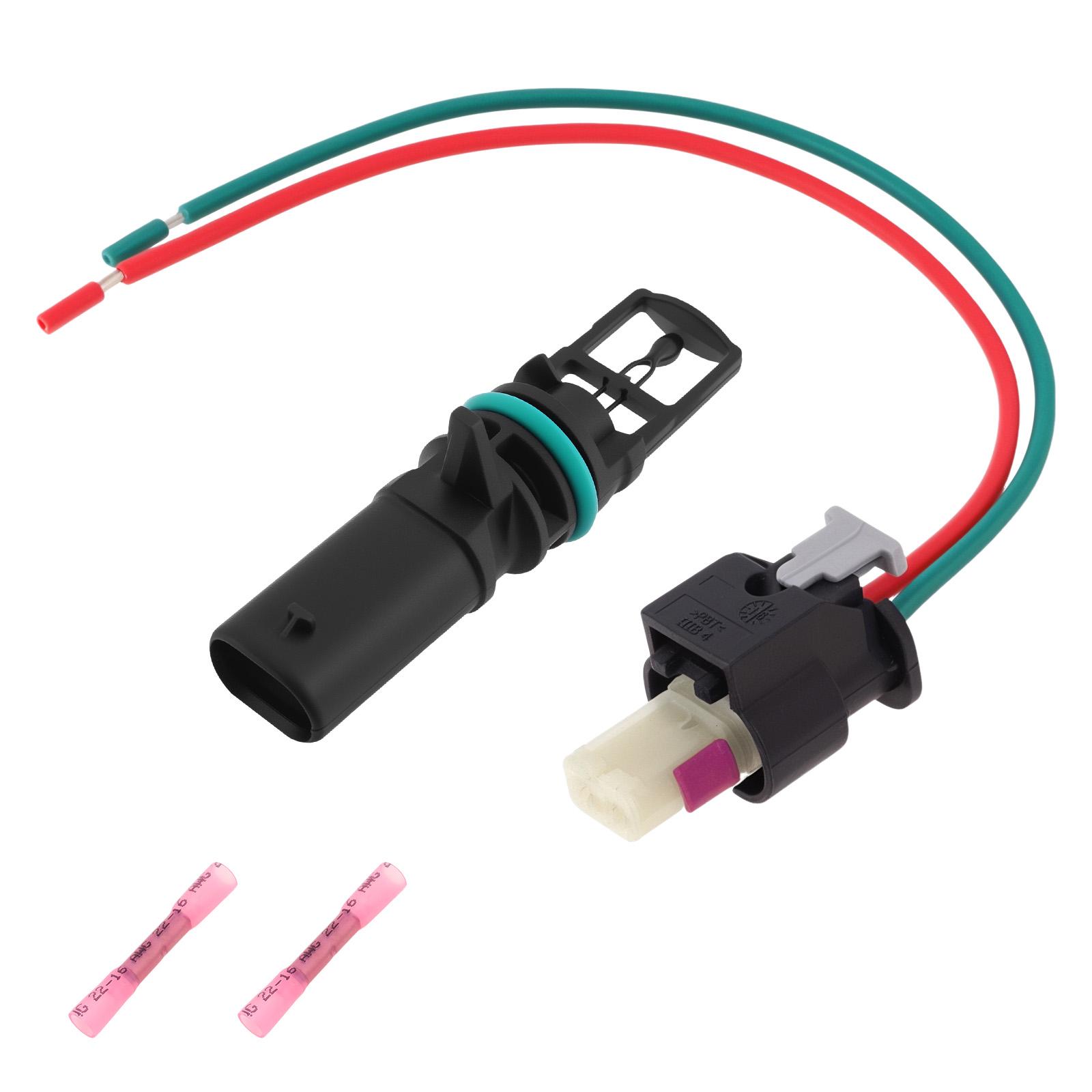 

Intake Air Temperature Sensor,5149182AA 5149182AB 7B0906501 GT8439 ACT Air Charge Temperature Sensor & Connector,Fit for multiple car models