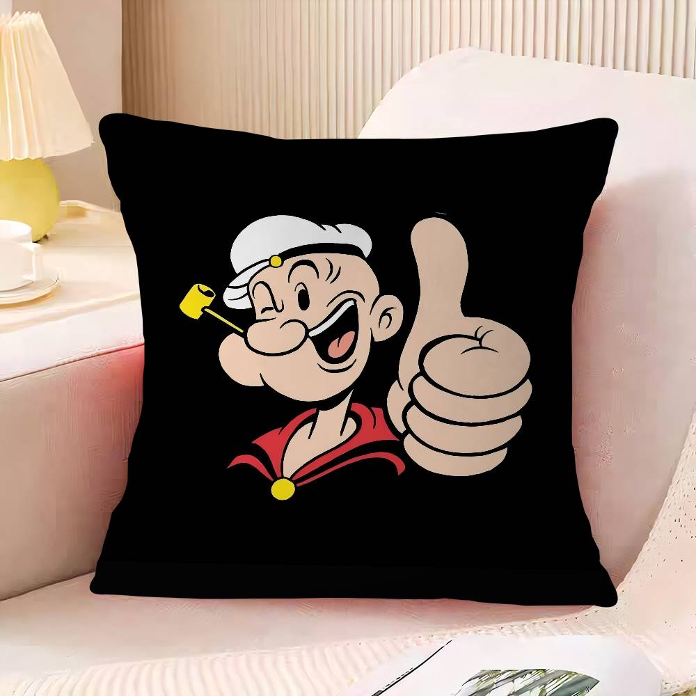 

P-Popeye The S-Sailor Pillow Cover For Bedroom Room And Living Room Sofa Decorative Cushion Cover 16x16Inch