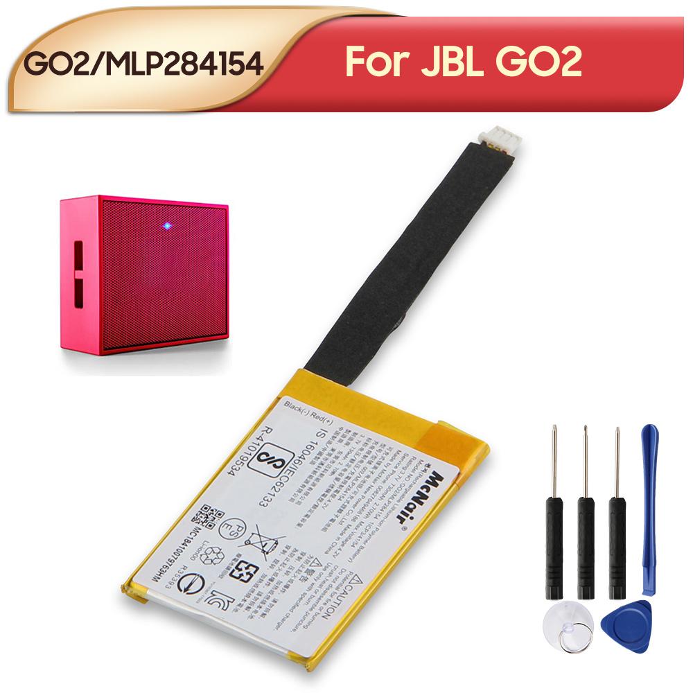 Rechargeable Lithium Battery For JBL GO1 GO2 GO3 GO2/MLP284154 Bluetooth Speaker Battery 730mAh