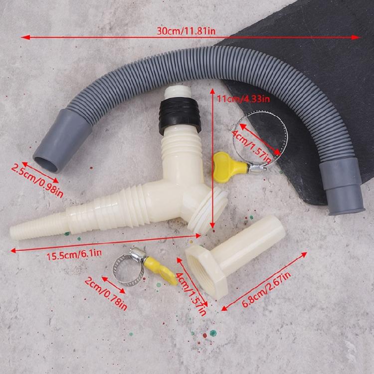 High Efficiency Laundry Drain Pipe Extension Kit Double Layer Sealing Mechanism Optimized Flow Capacity