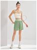 Women's Plus Size Quick Dry High Waist Sports Shorts - Summer Outerwear, Loose Fit, Running Capris.