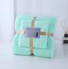2PCS/Set Large Bath Towels Coral Velvet Bath Towels Lady Wearable Fast Drying Beach Spa Bathrobes Bath Towels Set