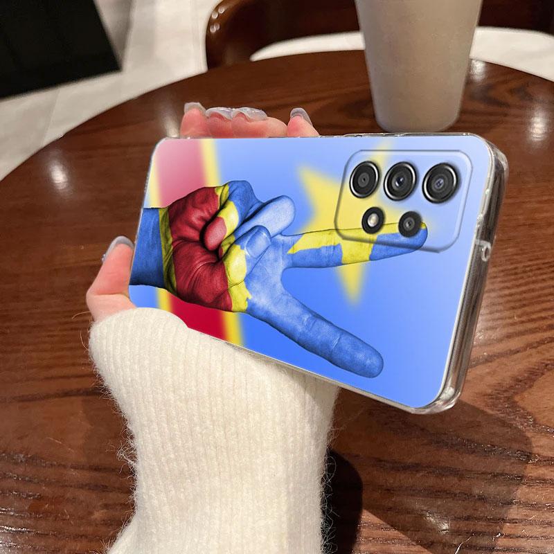 Congo Democratic Republic Flag Phone Case For Samsung Galaxy A56 A57 A37 A55 A54 A36 A35 A26 A25 A16 A17 A07 A52 A73 A21s Cover