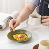 Simple Coffee Cup And Saucer Set Creative Ceramic Latte Cup Restaurant Home Afternoon Tea Breakfast Cup Water Cup