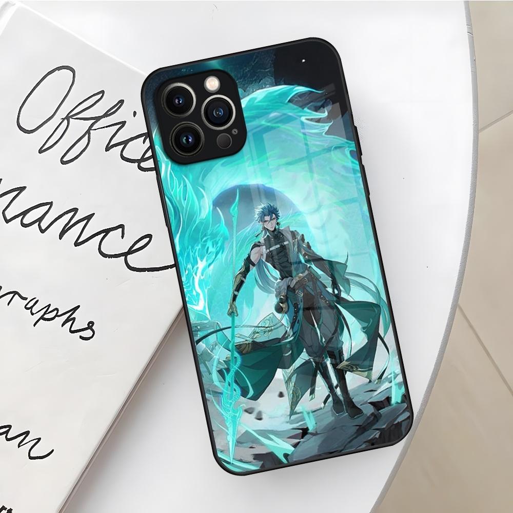 Game Wuthering Waves Phone Case for Iphone 16 15 14 12 11 13 Pro Max Mini X Xr Xs Se 8 Puls Glass Cover